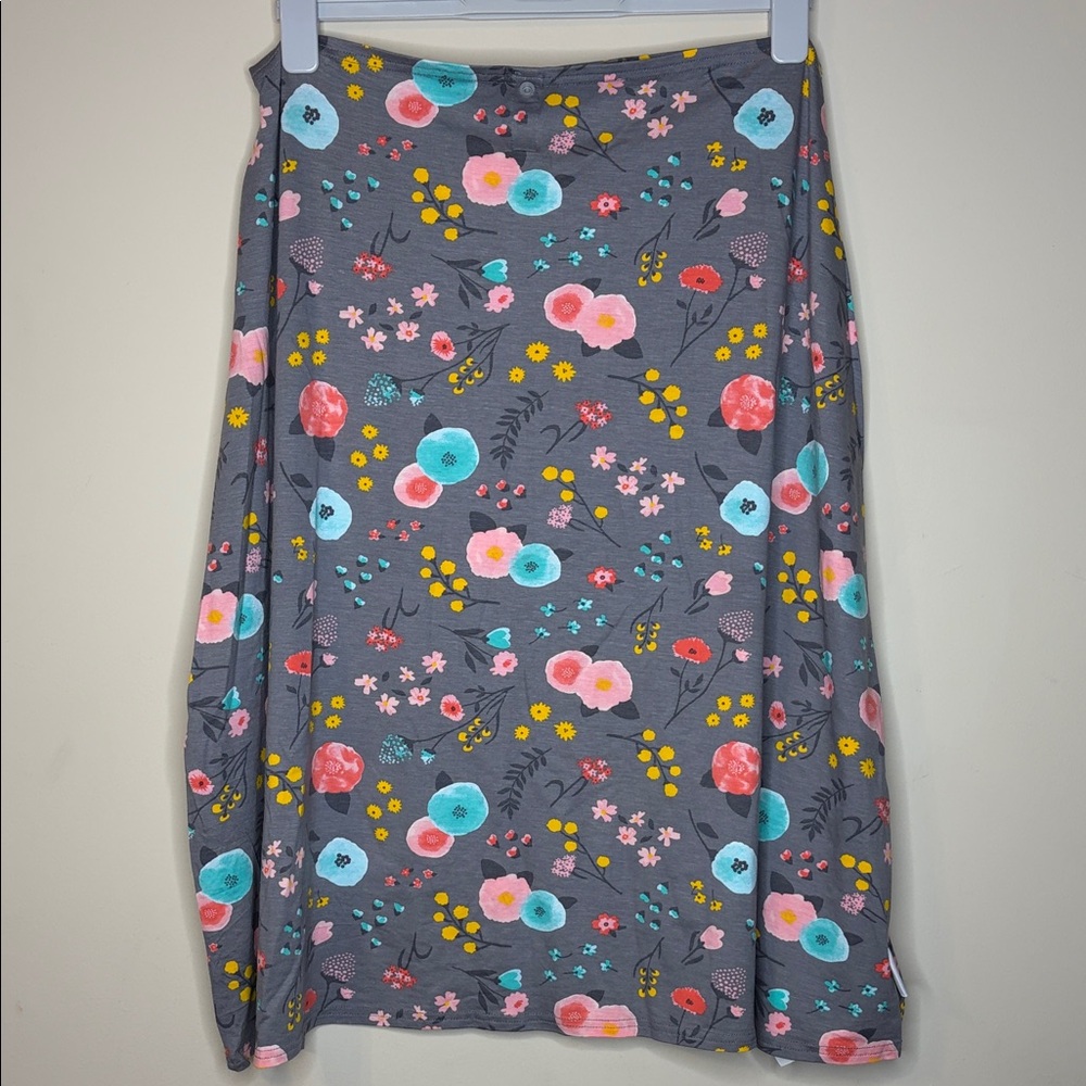Go By Goldbug Floral Gray Nursing Cover For Baby Breastfeeding - Picture 4 of 7
